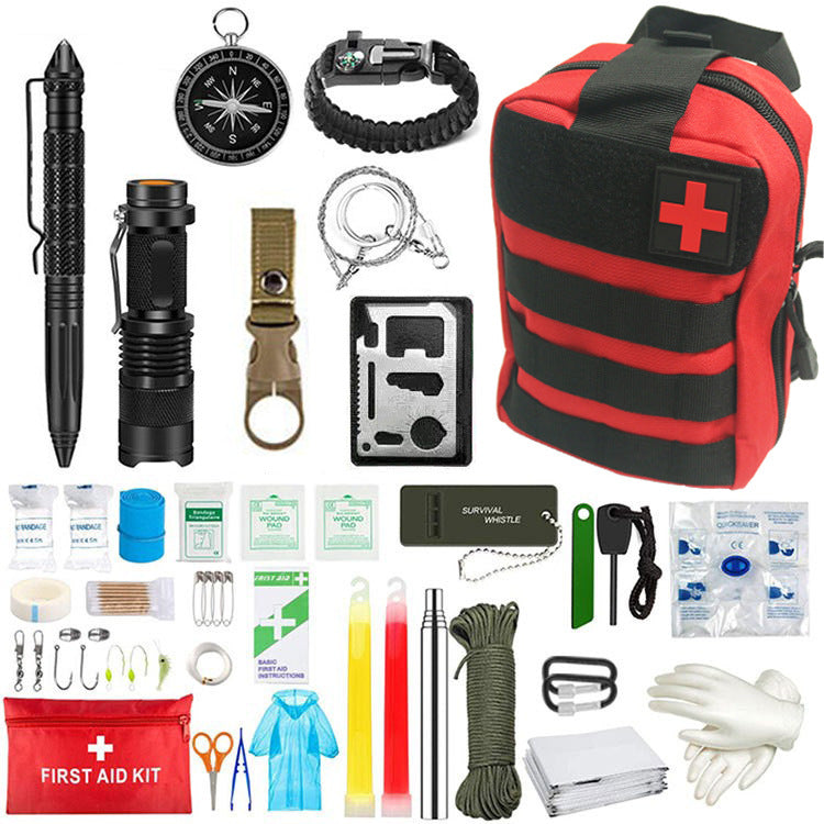 WildGuard Canvas First Aid Kit – Outdoor Wilderness Survival Emergency Pack