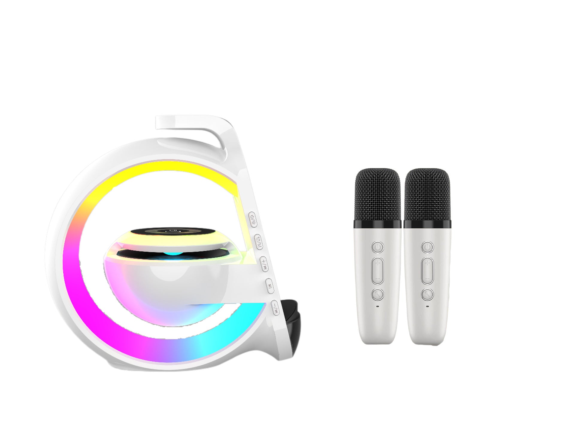 Six-in-One Bluetooth Speaker with Ambient Light and Charging